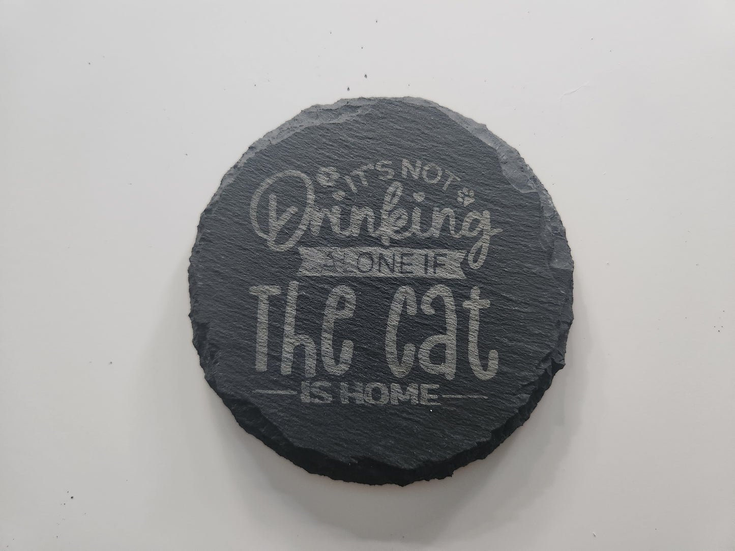 4" Round Slate Coasters