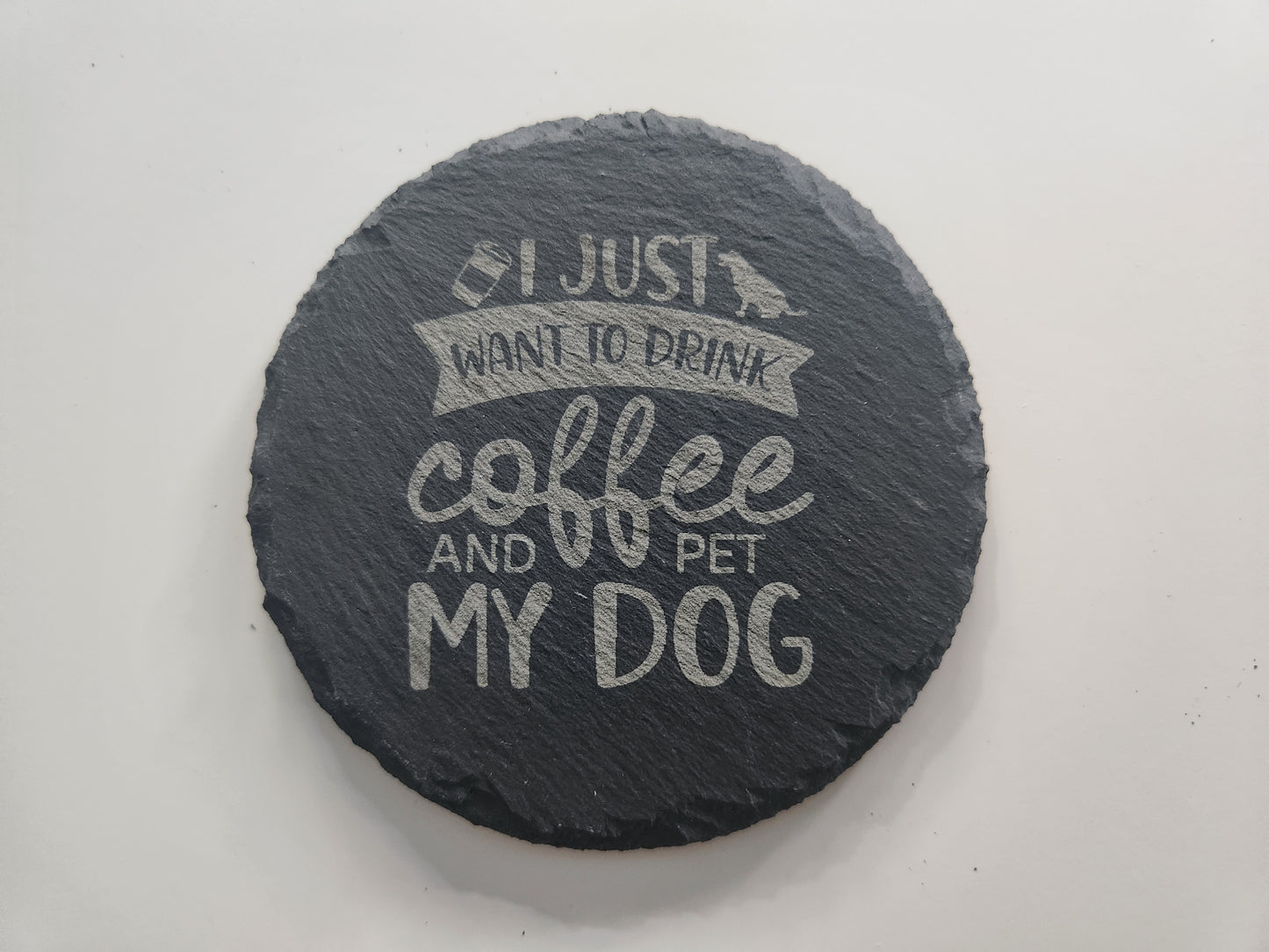 4" Round Slate Coasters